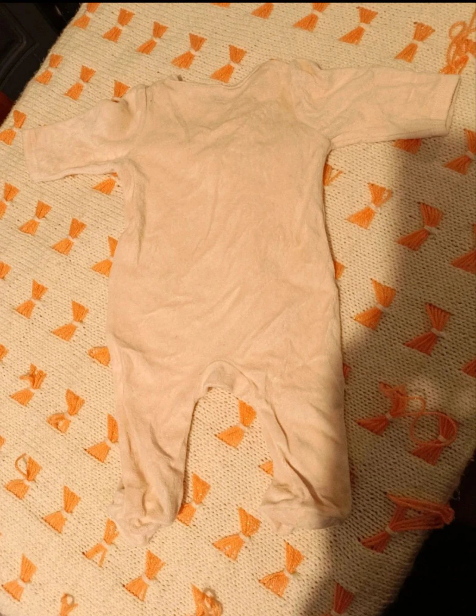 Pijama dors-bien veludo rosa unicórnio GÉMO – Tamanho 3 meses – Muito bom estado – photo 3